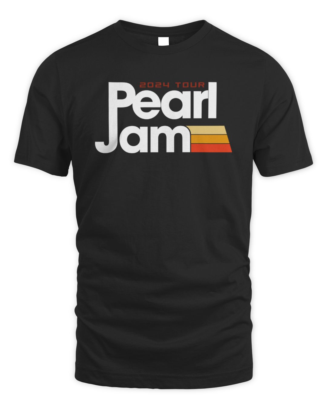 Pearl Jam World Tour 2024 Black Official T Shirt Tufemo